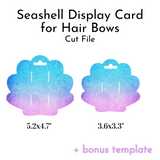 6 Mermaid Hair Bow SVG Bundle - Hair Bow SVG, PDF - Digital Template - Hair Bow Template - Cricut cut file - Silhouette cut file