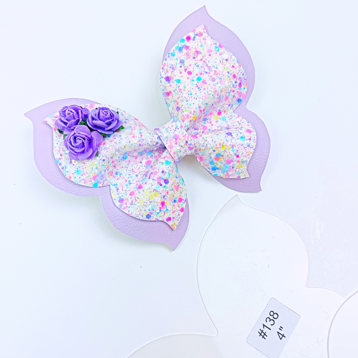 Plastic Butterfly Hair Bow Template - Butterfly Pinch Hair Bow Templat ...