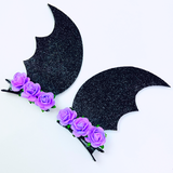 Bat Wings Hair Clips SVG - Halloween Hair Clip SVG, PDF - Digital Template - Hair Clip Template - Cricut cut file - Silhouette cut file