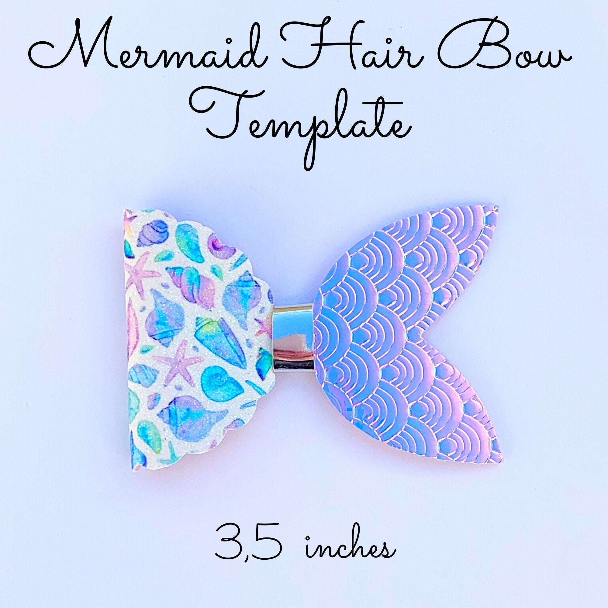 Mermaid Tail Bow Wooden Cut Outs, Hair Bow Template,tools for Bow